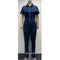 Ladies Fitted Zipper Jumpsuit Wholesale On Sale